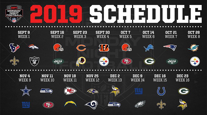 nfl football schedule